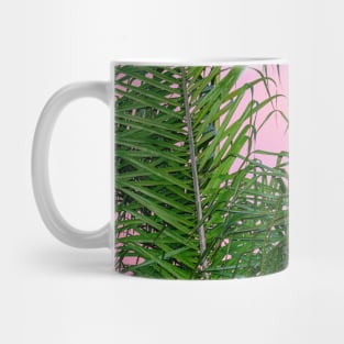 Tropical Palm Trees and Bubble Gum Pink Skies Mug